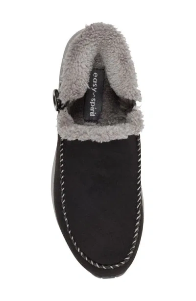 Easy Spirit Turner Faux Fur Lined Bootie In Black
