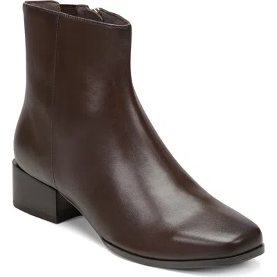 Easy Spirit Women's Sidney Eflex Square Toe Dress Booties In Brown
