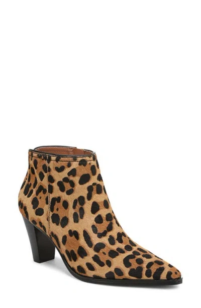 Franco Sarto L-josiah2 Leather Bootie In Animal Print