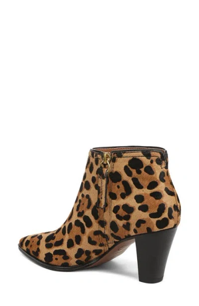 Franco Sarto L-josiah2 Leather Bootie In Animal Print