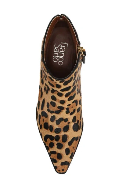 Franco Sarto L-josiah2 Leather Bootie In Animal Print