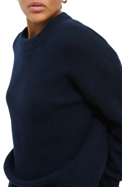 Alex Mill Nottinghill Merino Wool Blend Sweater In Blue