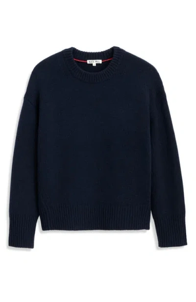 Alex Mill Nottinghill Merino Wool Blend Sweater In Blue