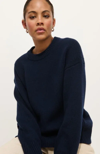 Alex Mill Nottinghill Merino Wool Blend Sweater In Blue