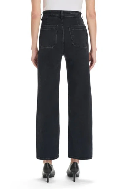 Favorite Daughter Women's Jordie High-rise Wide-leg Jeans In Black