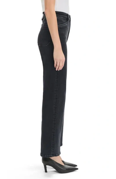 Favorite Daughter Women's Jordie High-rise Wide-leg Jeans In Black
