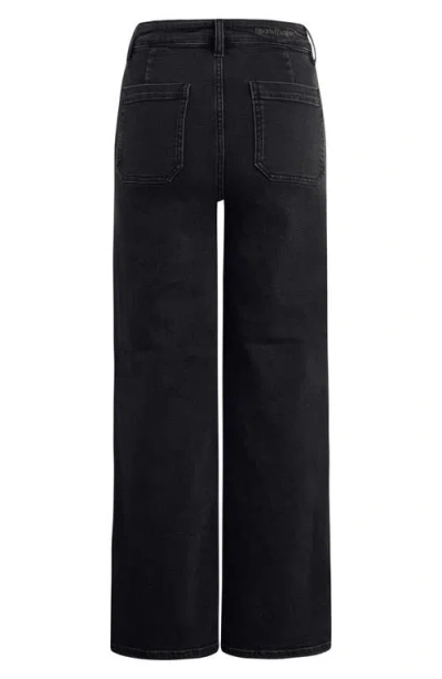 Favorite Daughter Women's Jordie High-rise Wide-leg Jeans In Black