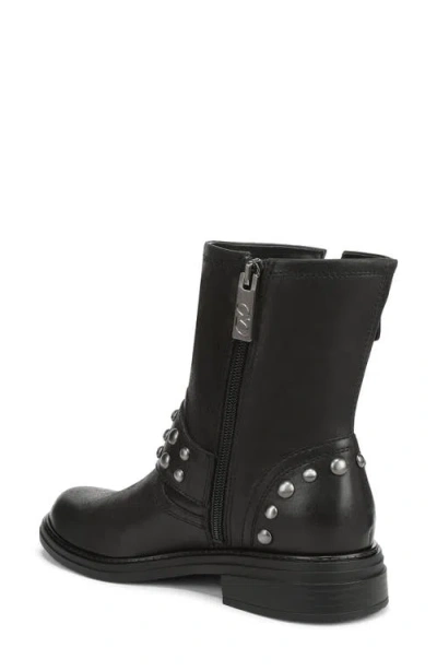 Naturalizer Women's Optimus-stud Western Short Boots In Black