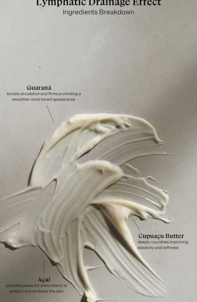 Gente The Lymphatic Drainage Effect Cream In Transparent