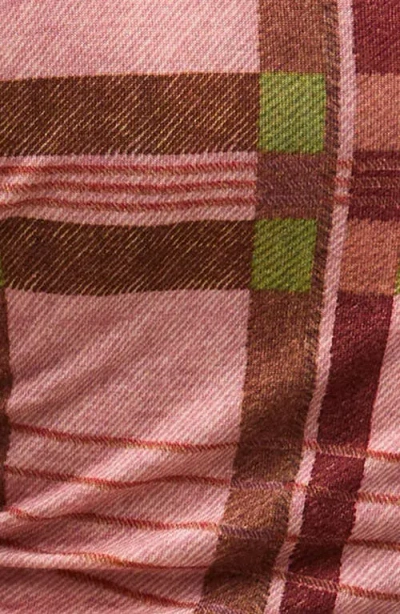 Barbour X Farm Rio Thalita Abstract Tartan Knit Top In Multi