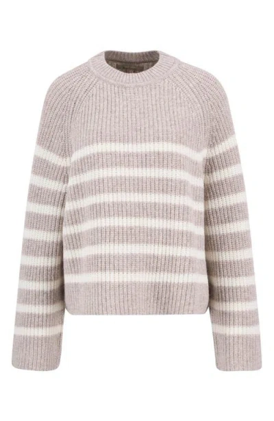 Barbour Irene Stripe Wool Blend Crewneck Sweater In Multi