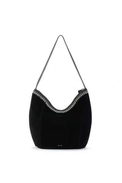 The Sak Sequoia Hobo Leather Bag In Black