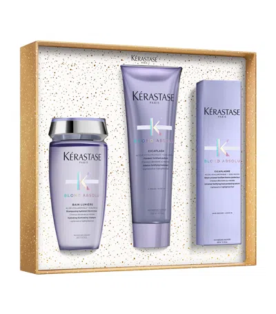 Kerastase Blond Absolu Fondant Haircare Gift Set In Transparent