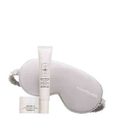 Hourglass Equilibrium Skincare Eye Essentials Duo With Satin Sleep Mask In Transparent