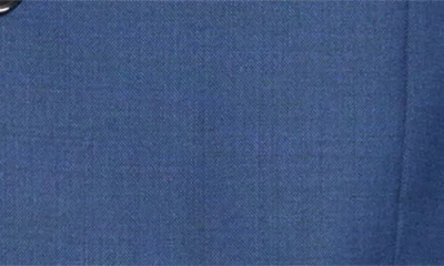 Daniel Hechter Modern Fit Medium Blue Textured Wool Blend Suit In Multi