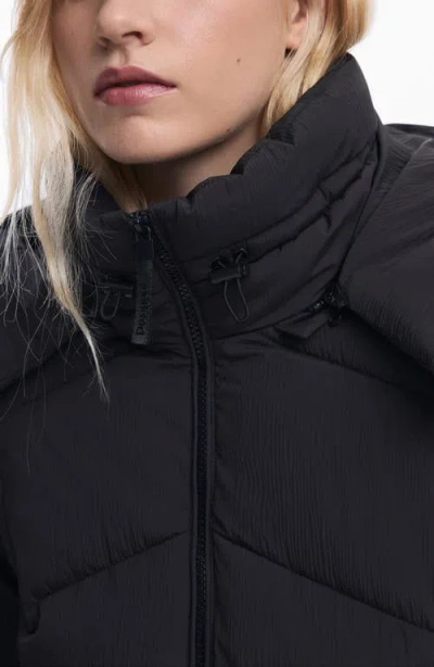 Desigual Polyester Jackets & Women's Coat In Black