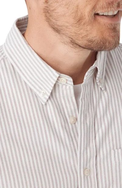 Fair Harbor Salty Oxford Dress Shirt In White