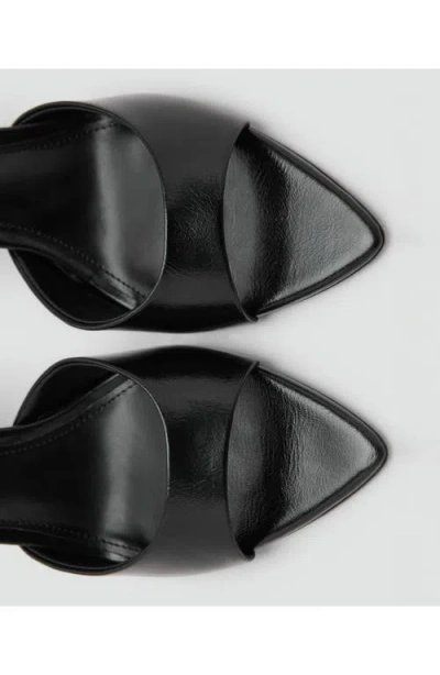 Mango Pointed Toe Slide Sandal In Multi