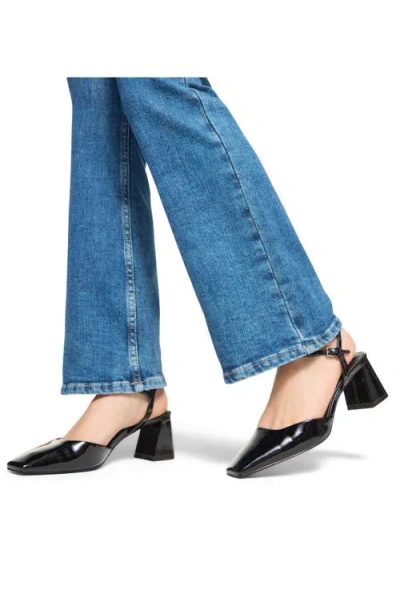 Aldo Women's Gennifer Two-piece Square Toe Pumps In Black