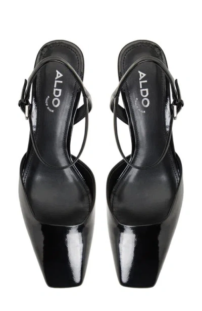 Aldo Women's Gennifer Two-piece Square Toe Pumps In Black