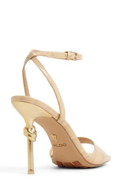 Aldo Harmonious Ankle Strap Sandal In Brown