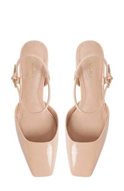 Aldo Women's Gennifer Two-piece Square Toe Pumps In Brown