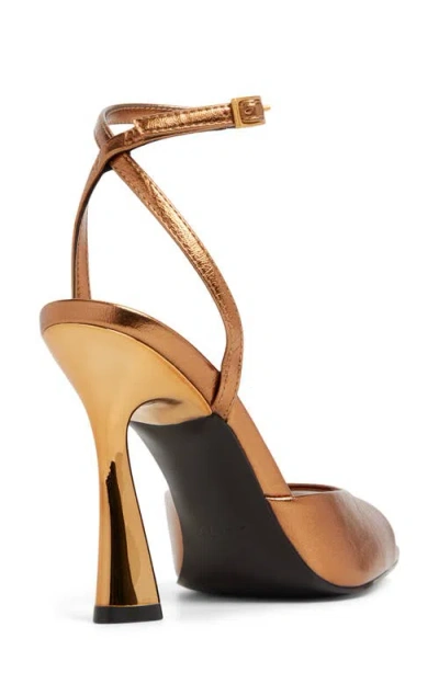 Aldo Women's Valentyna Two-piece Square Toe Dress Sandals In Gold