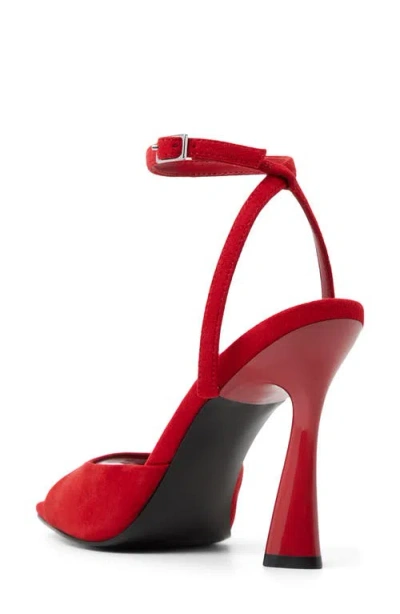 Aldo Women's Valentyna Two-piece Square Toe Dress Sandals In Red