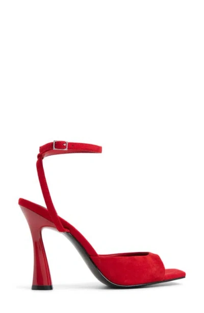 Aldo Women's Valentyna Two-piece Square Toe Dress Sandals In Red