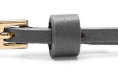 Mango Mini Leather Belt In Multi