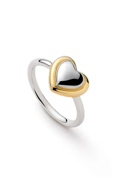 Ana Luisa Camelia Heart Ring In Multi