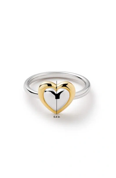 Ana Luisa Camelia Heart Ring In Multi