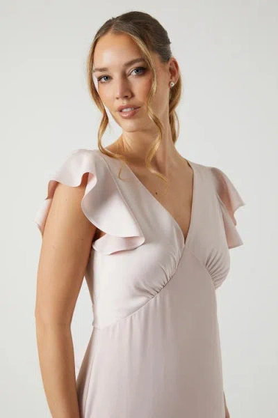 Coast V-neck Angel Short Sleeve Maxi Dress In Pink