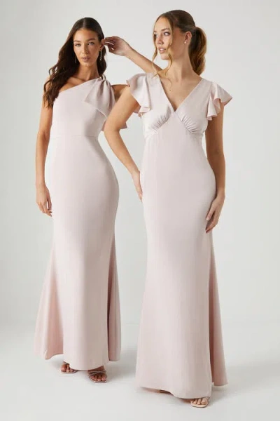 Coast V-neck Angel Short Sleeve Maxi Dress In Pink