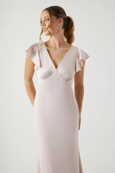 Coast V-neck Angel Short Sleeve Maxi Dress In Pink