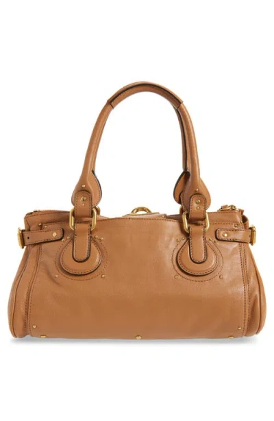 Chloé Womens Mustang Brown Paddington Small Leather Top-handle Bag