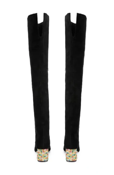 Kurt Geiger London Chelsea Over The Knee Boot In Multi