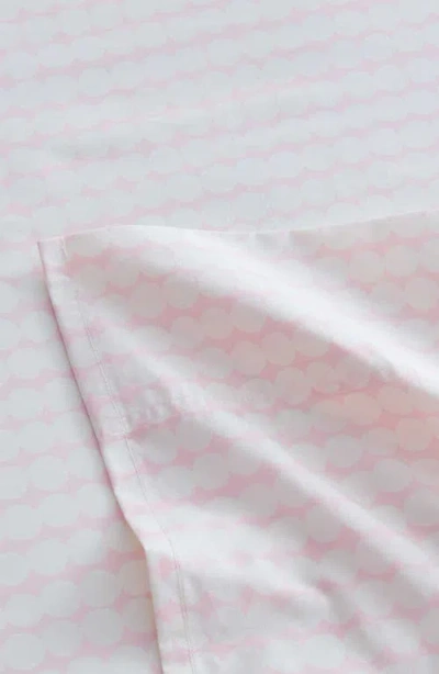 Marimekko Pikku Rasymatto Cotton Percale Sheet Set In Pink