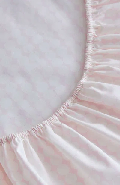 Marimekko Pikku Rasymatto Cotton Percale Sheet Set In Pink