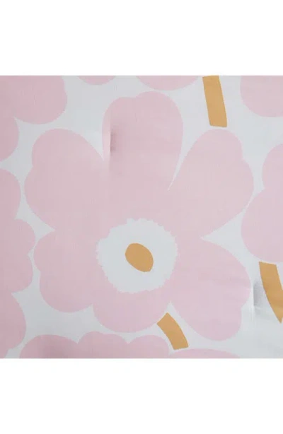 Marimekko Unikko Cotton Percale Comforter Set In Pink