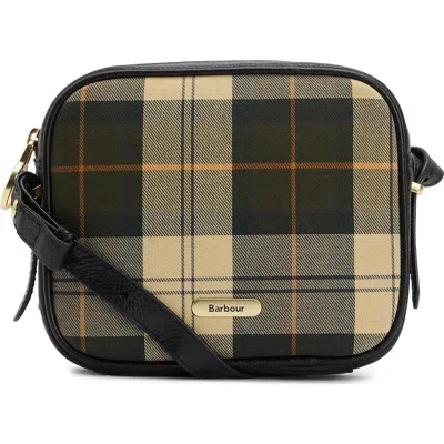 Barbour Daphne Tartan Plaid & Leather Crossbody Bag In Multi