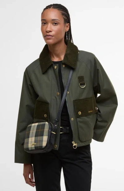 Barbour Daphne Tartan Plaid & Leather Crossbody Bag In Multi