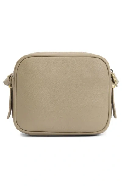 Barbour Daphne Leather Crossbody Bag In Neutral
