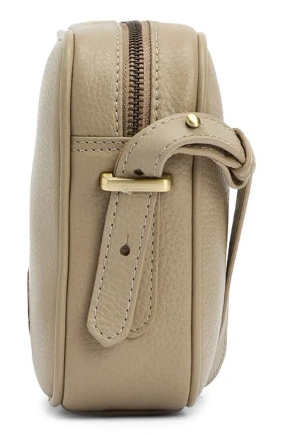 Barbour Daphne Leather Crossbody Bag In Neutral