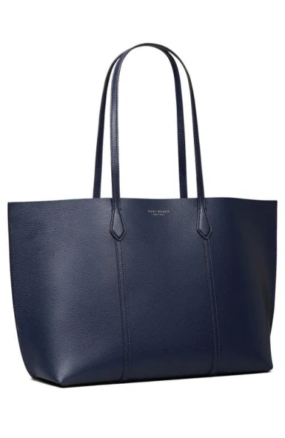 Tory Burch Mini Perry Tote In Blue