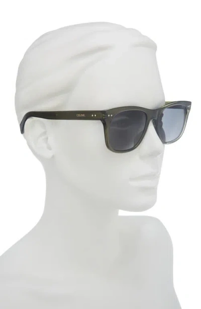 Celine Triomphe 54mm Square Sunglasses In Multi