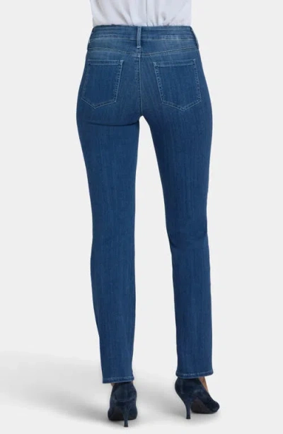 Nydj Marilyn High Waist Straight Leg Jeans In Blue