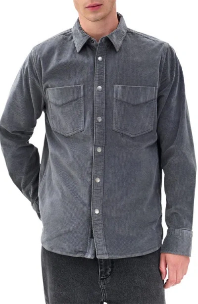 Rag & Bone Corduroy Cpo Shirt Jacket In Blue