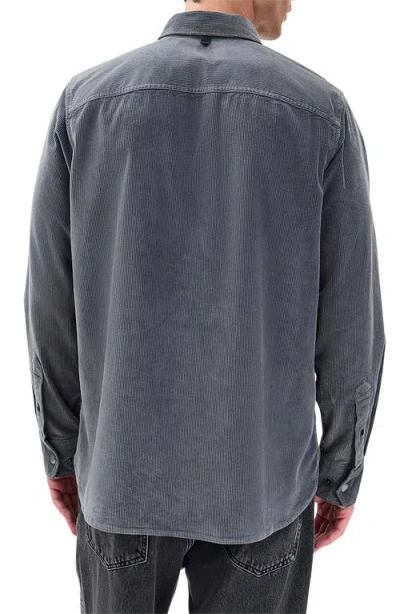 Rag & Bone Corduroy Cpo Shirt Jacket In Blue