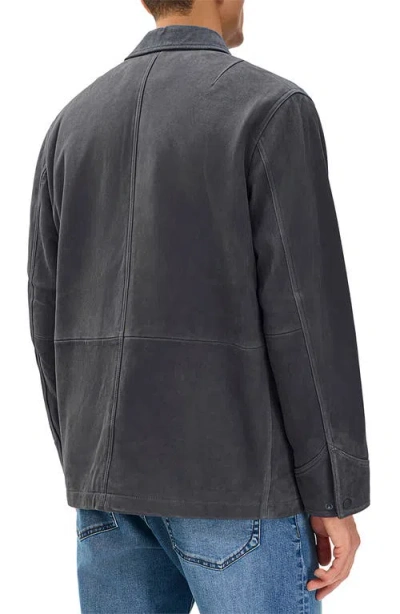 Rag & Bone Graham Corduroy-trimmed Suede Jacket In Multi